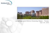 Language And Ethnic Diversity Maps Texas