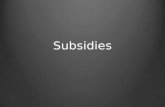 Food unit   subsidies