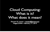 Intro to cloud computing — MegaCOMM 2013, Jerusalem