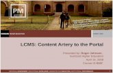 LCMS - Content Artery To The Portal