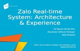 Experience lessons from architecture of zalo real time system