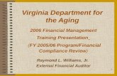 2006 Financial Management Training - Williams