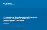 'Building Business Analysis Centre of Excellence in Software Development Company by Irena Jansone, Jekaterina Lebedeva, LV