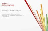 Press Association Football API Services presentation