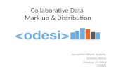 Collaborative Data Mark-up & Distribution
