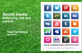 Social media: balancing risk and control