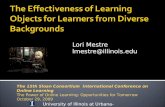 Mestre Effectiveness  of Learning Objects for Learners from Diverse Backgrounds