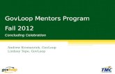Fall 2012 GovLoop Mentors Program
