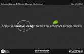 Applying Iterative Design to the Eco-Feedback Design Process