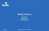 MySQL Features