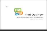 Klout - What it is, How Brands Can Use It & How to Improve Your Score