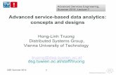 TUW-ASE-Summer 2014: Advanced service-based data analytics: concepts and designs