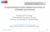 TUW-ASE-Summer 2014: Engineering human-based services in complex processes