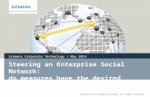 Steering an Enterprise Social Network