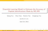 Ensemble Learning Model for MS/MS