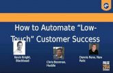 How to Automate Low Touch Customer Success