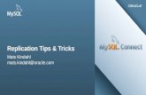 Replication Tips & Tricks