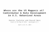 Where Are the US Mappers At? Contributor and Data Development in US Urbanized Areas