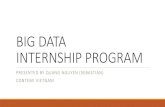 Big Data Internship Program @Natural Science University