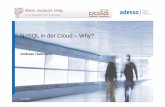 NoSQL in der Cloud -  Why?