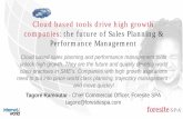 Cloud based tools drive high growth companies: the future of sales planning and management - Tagore Ramoutar, Foresite