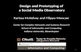 Design and Prototyping of a Social Media Observatory