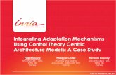 Integrating Adaptation Mechanisms Using Control Theory Centric Architecture Models: A Case Study