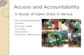 Access and accountability - A Study of Open Data in Kenya