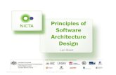 Principles of software architecture design