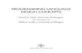 Programming language design concepts