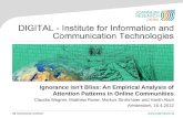 Ignorance isn't Bliss: An Empirical Analysis of Attention Patterns in Online Communities