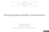 Emerging Data Citation Infrastructure