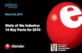 ad:tech San Francisco Keynote: State of the industry--14 Key Facts for 2014