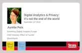 Digital analytics & privacy: it's not the end of the world