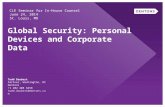 Global security personal devices and corporate data