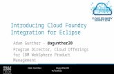 Introducing Cloud Foundry Integration for Eclipse (Cloud Foundry Summit 2014)