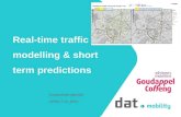 Real-time traffic modelling & short term predictions