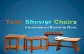 History of Teak Shower Chairs slides