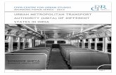 Data Compilation on Urban Metropolitan Transport Authority (UMTA) of Different States in India