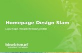 Nonprofit Homepage Design Slam - 10 tips for Effective Homepage Design
