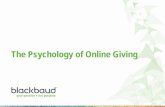 2013 Blackbaud Europe's Psychology of Online Giving Report