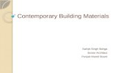 Contemporary building materials
