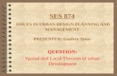 Urban Planning theories and models