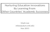Nurturing Education Innovations
