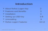 Secure Windows logon with Rohos Logon Key