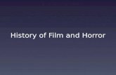 History of Film and Horror
