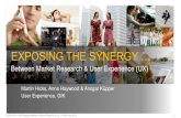GfK 'Synergy between Market Research & UX' uxpa 2014_final