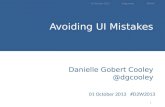 Avoiding UI Mistakes - D2WC