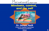 Mindsets, control, and the self