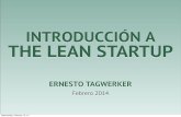 Breve Introducción a Lean Startup